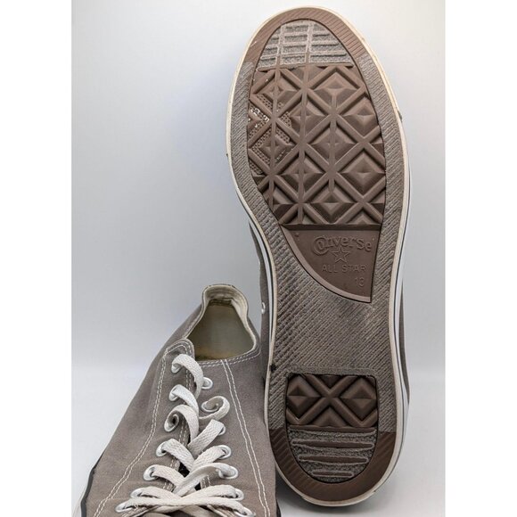 Converse Chuck Taylor All Star Low Top Gray Athletic Shoes Sneakers Mens Size 13 - Picture 6 of 7